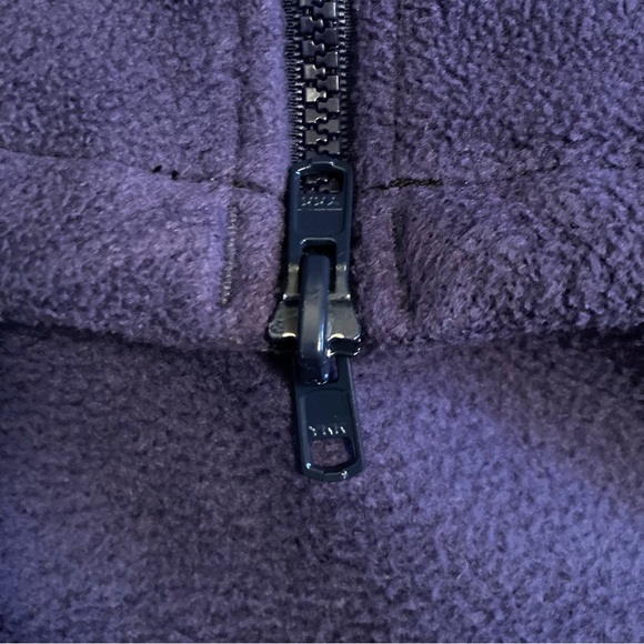 Columbia Winter Fleece Purple and Black Vest with Adjustable Waist - Picture 13 of 13